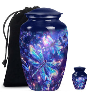 COSMIC DRAGONFLY 10-inch urn.