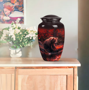 Bear Urn for Cremated Ashes - Memorial Cremation Urn