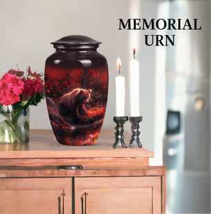 Bear Urn for Cremated Ashes - Memorial Cremation Urn