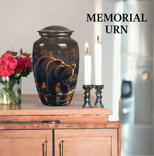 Bear Unique Memorial Cremation Urn for Adults