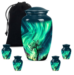 northern lights urn.