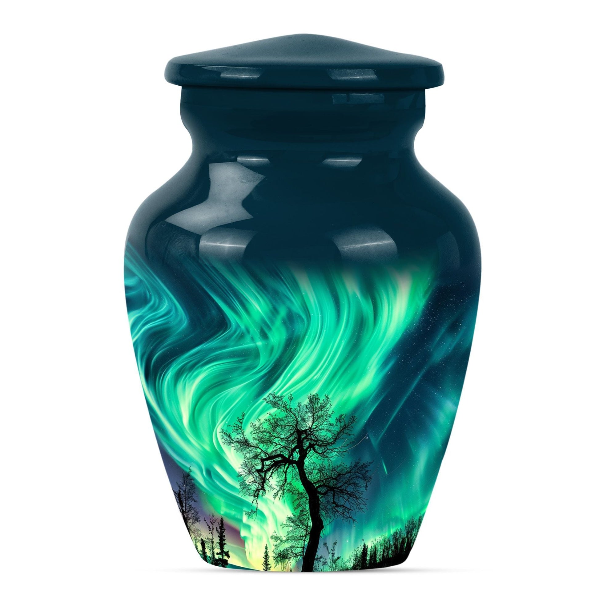 northern lights urn.