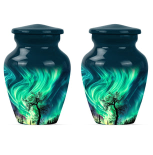 northern lights urn.