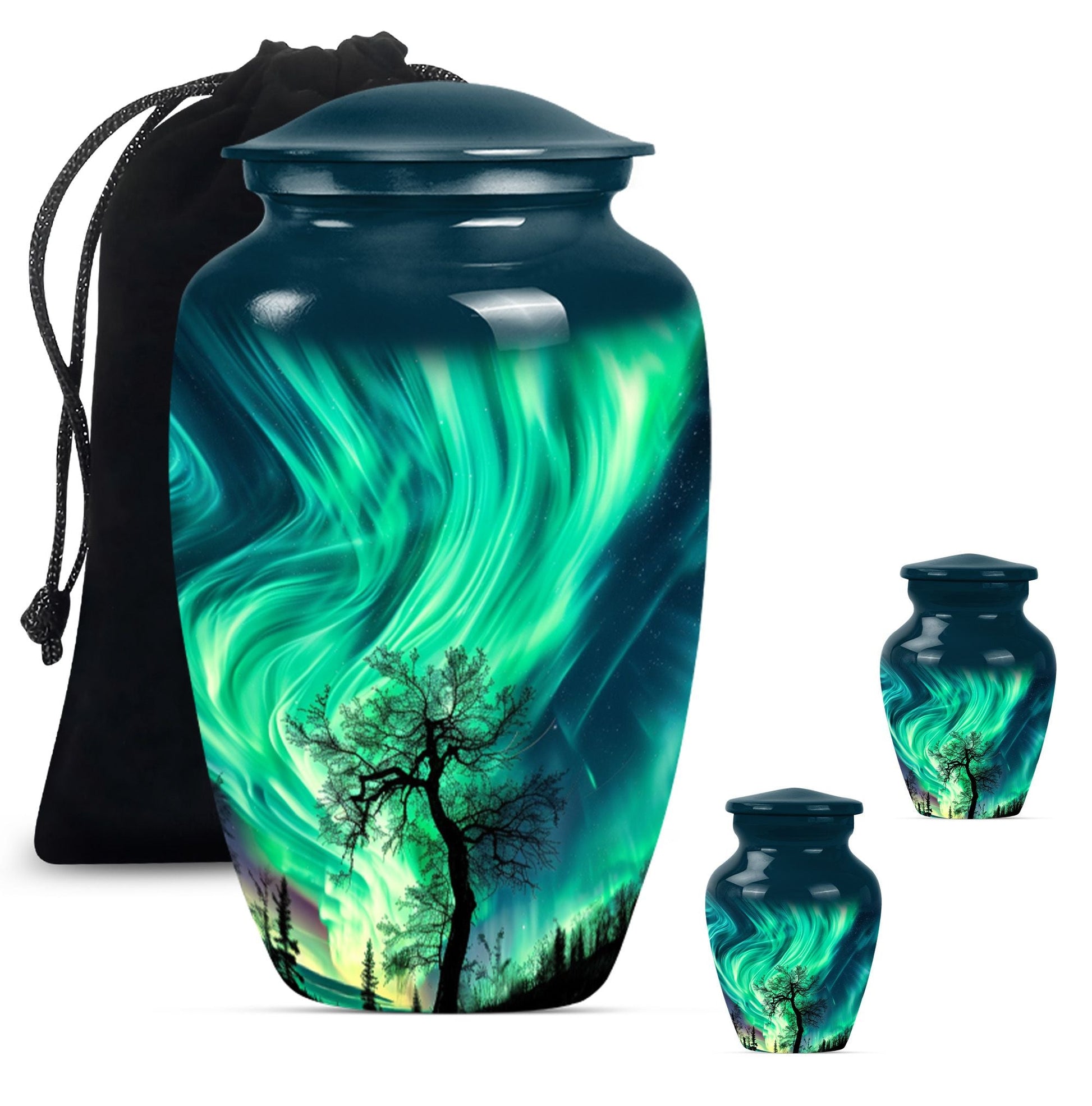 northern lights urn.