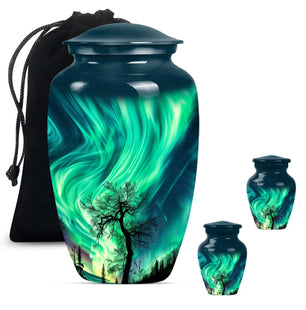 northern lights urn.