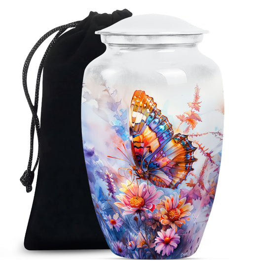 Butterfly  Large Urn 10 Inch