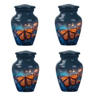 Butterfly  Small Urn Set of 4 Combo