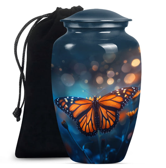 Butterfly  Large Urn 10 Inch