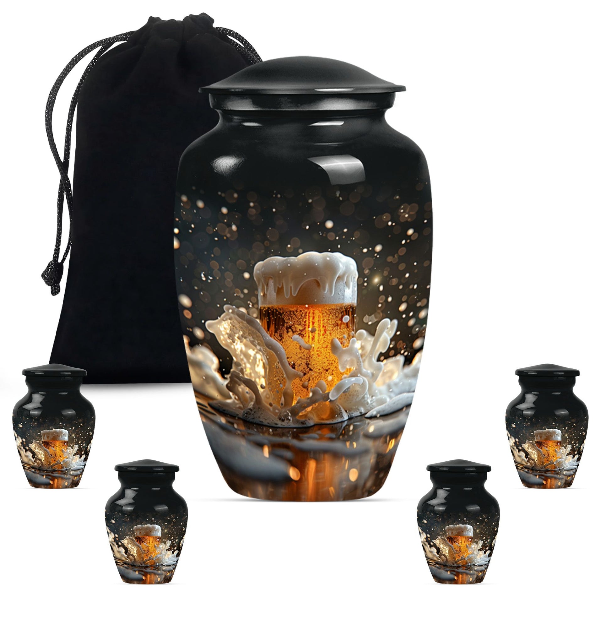 Beer  Large urn & 4 Small Urn