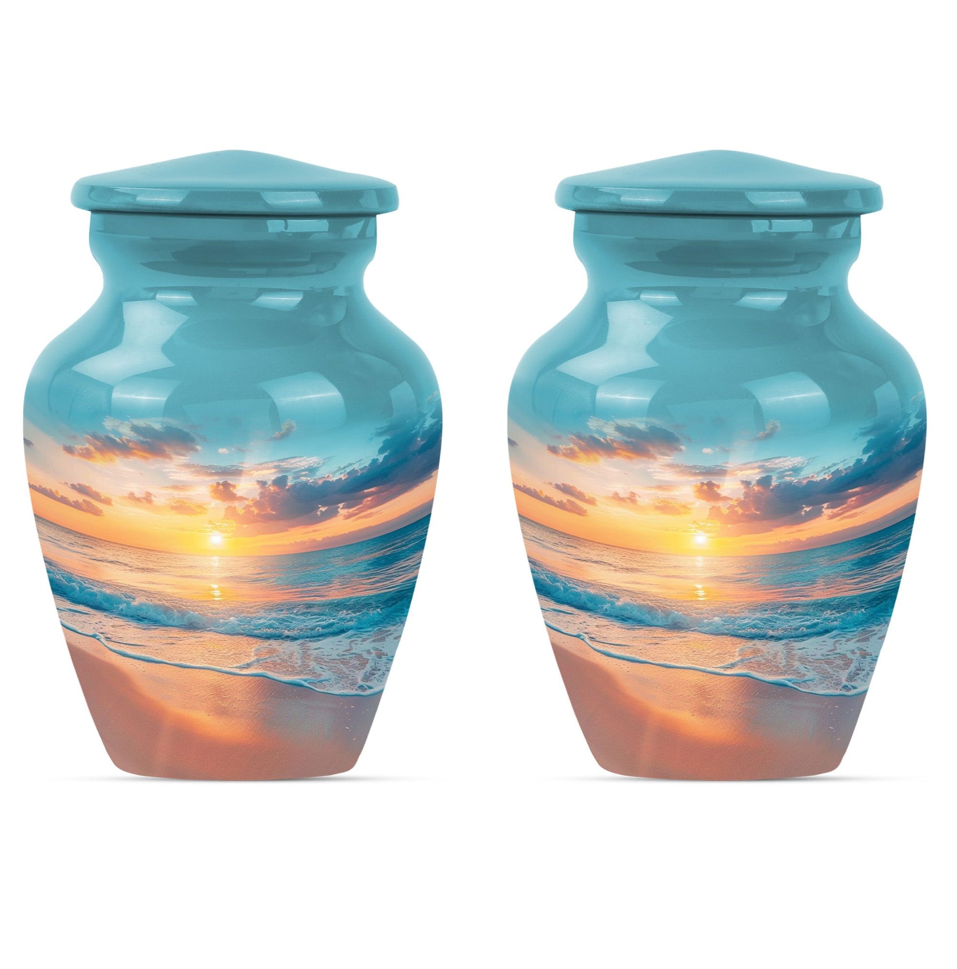 Ocean Urn Small Set of 2