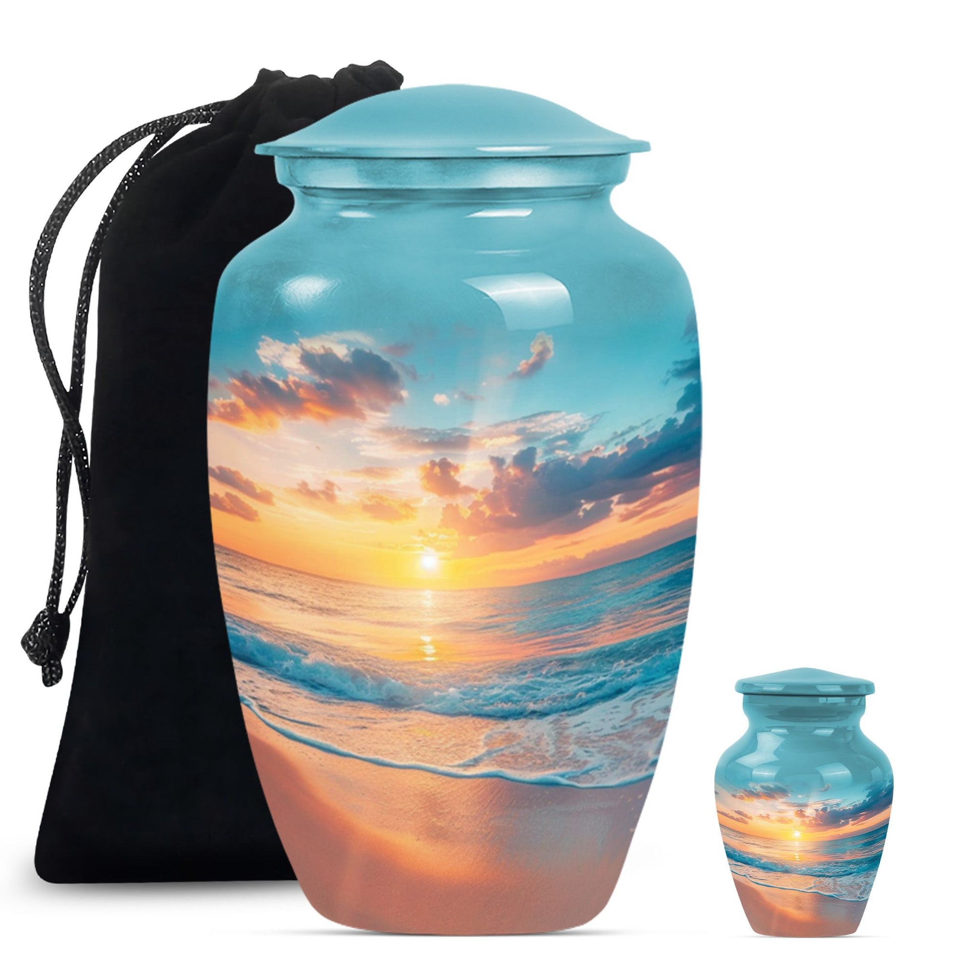 Ocean Urn Large & Small Combo