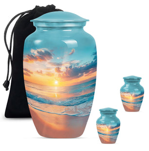 Ocean Urn Large & Small Combo