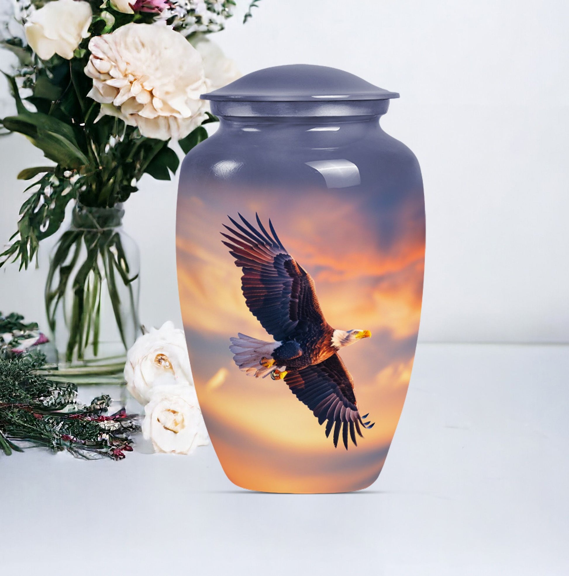 Eagle Cremation Container for Adult Human Remains