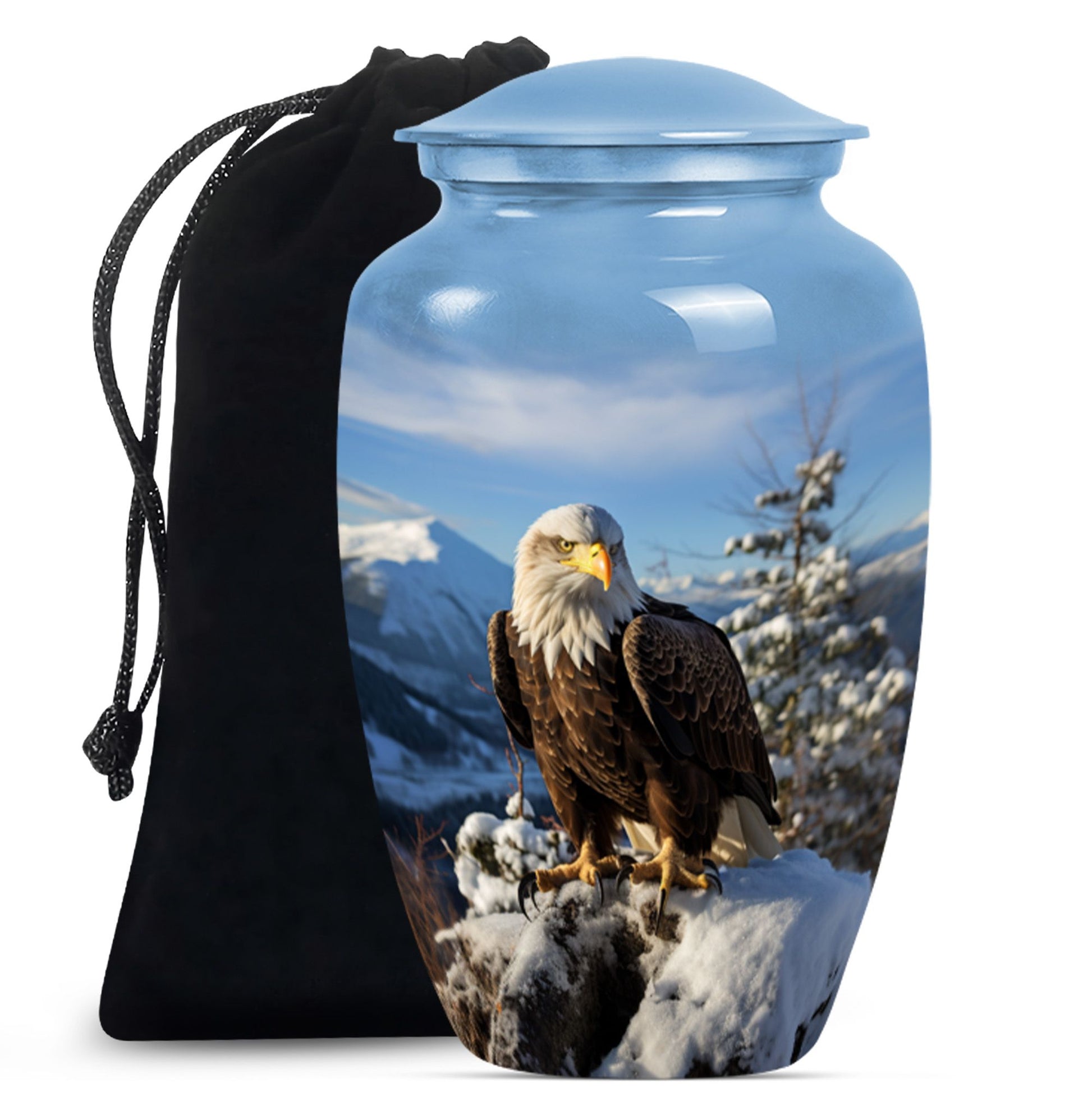 Eagle  Cremation Container for Human Remains