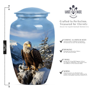 Eagle  Cremation Container for Human Remains