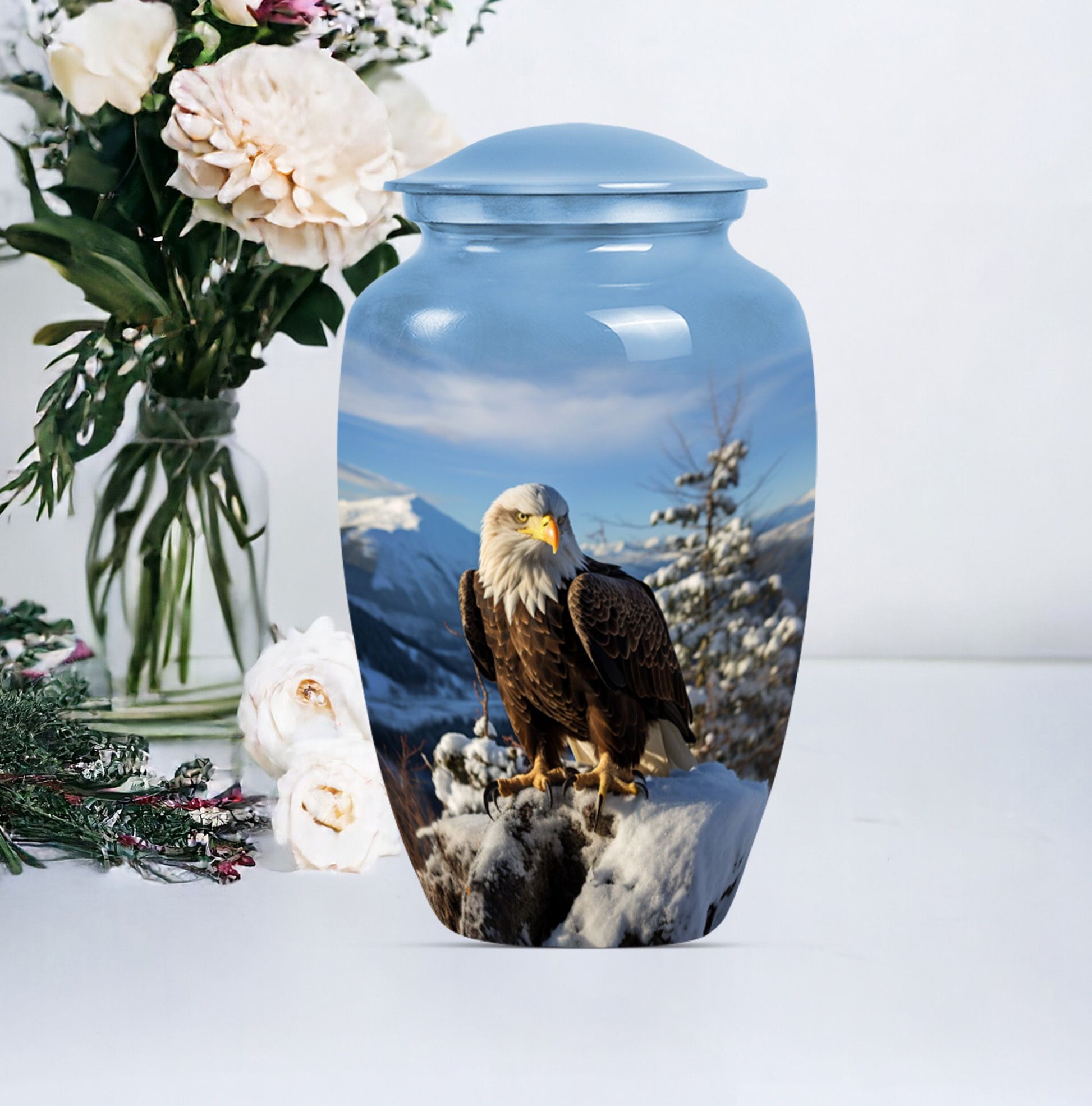 Eagle  Cremation Container for Human Remains