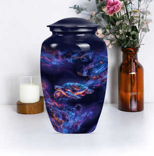 Handcrafted Sea Turtle Cremation Urn for Ashes