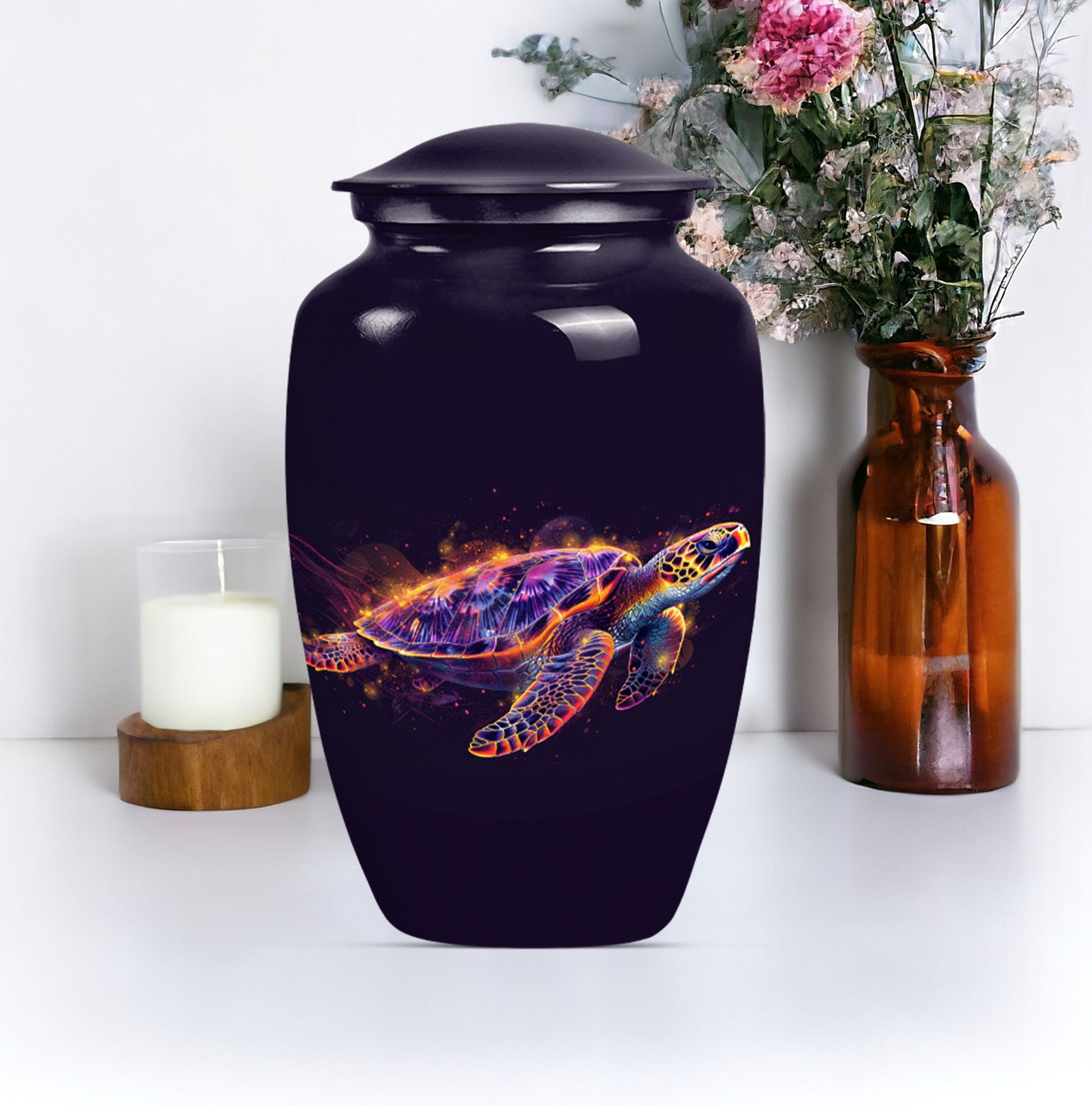 Sea Turtle Cremation Urn for Human Ashes