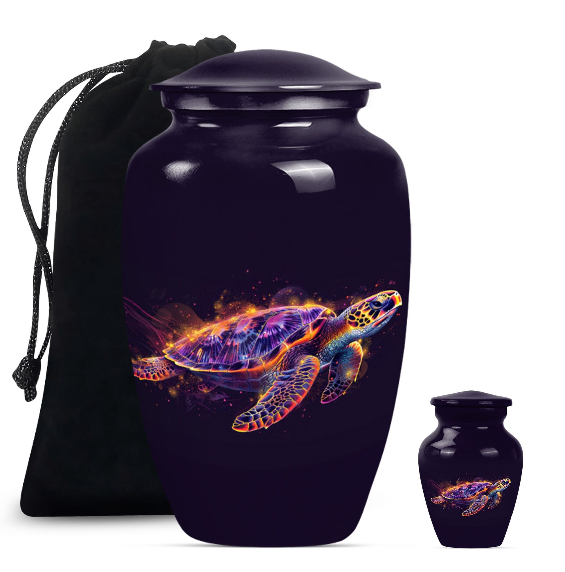 Turtle  Large urn & 1 Small Urn