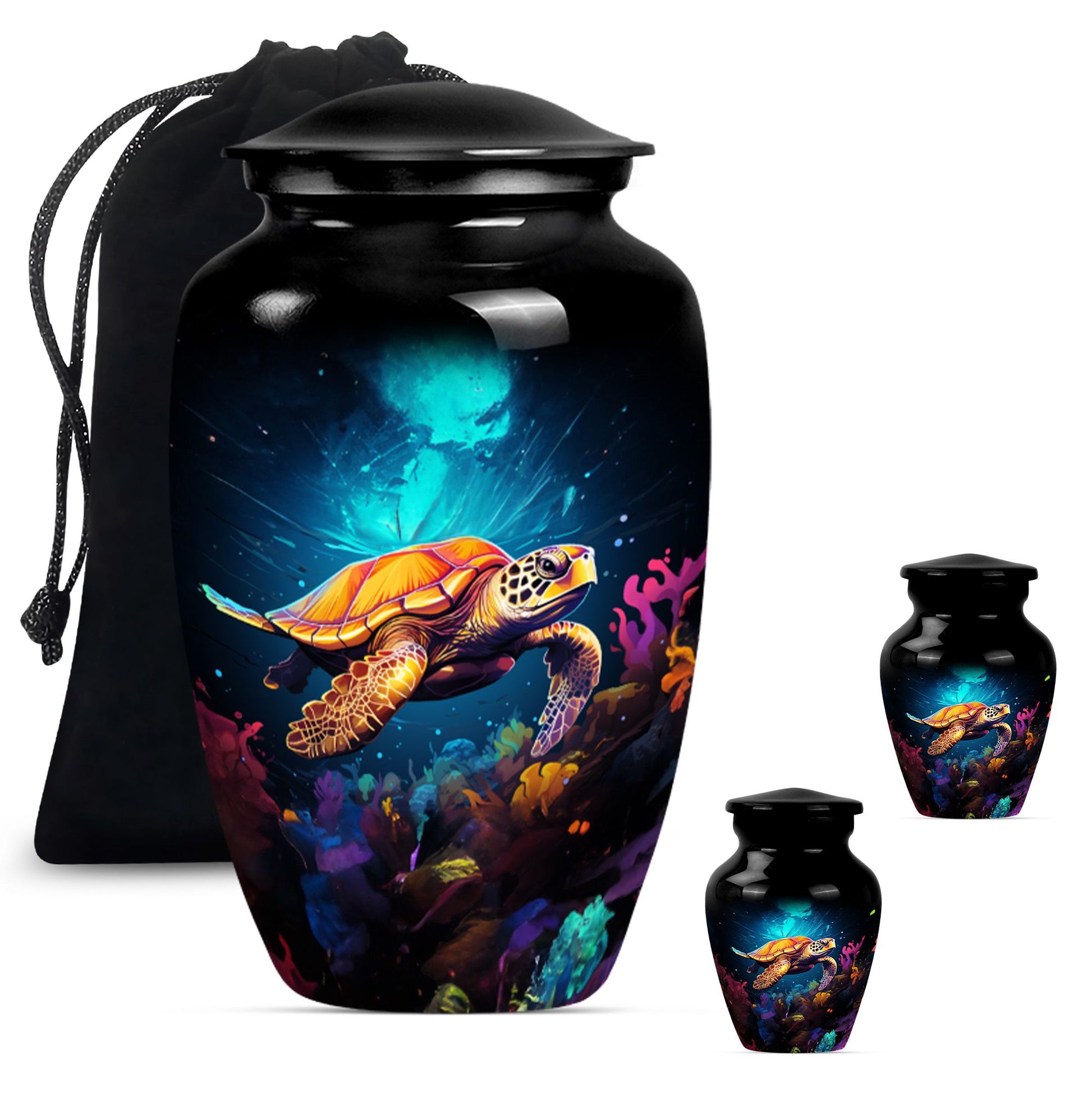 Turtle urn Large & Small Combo