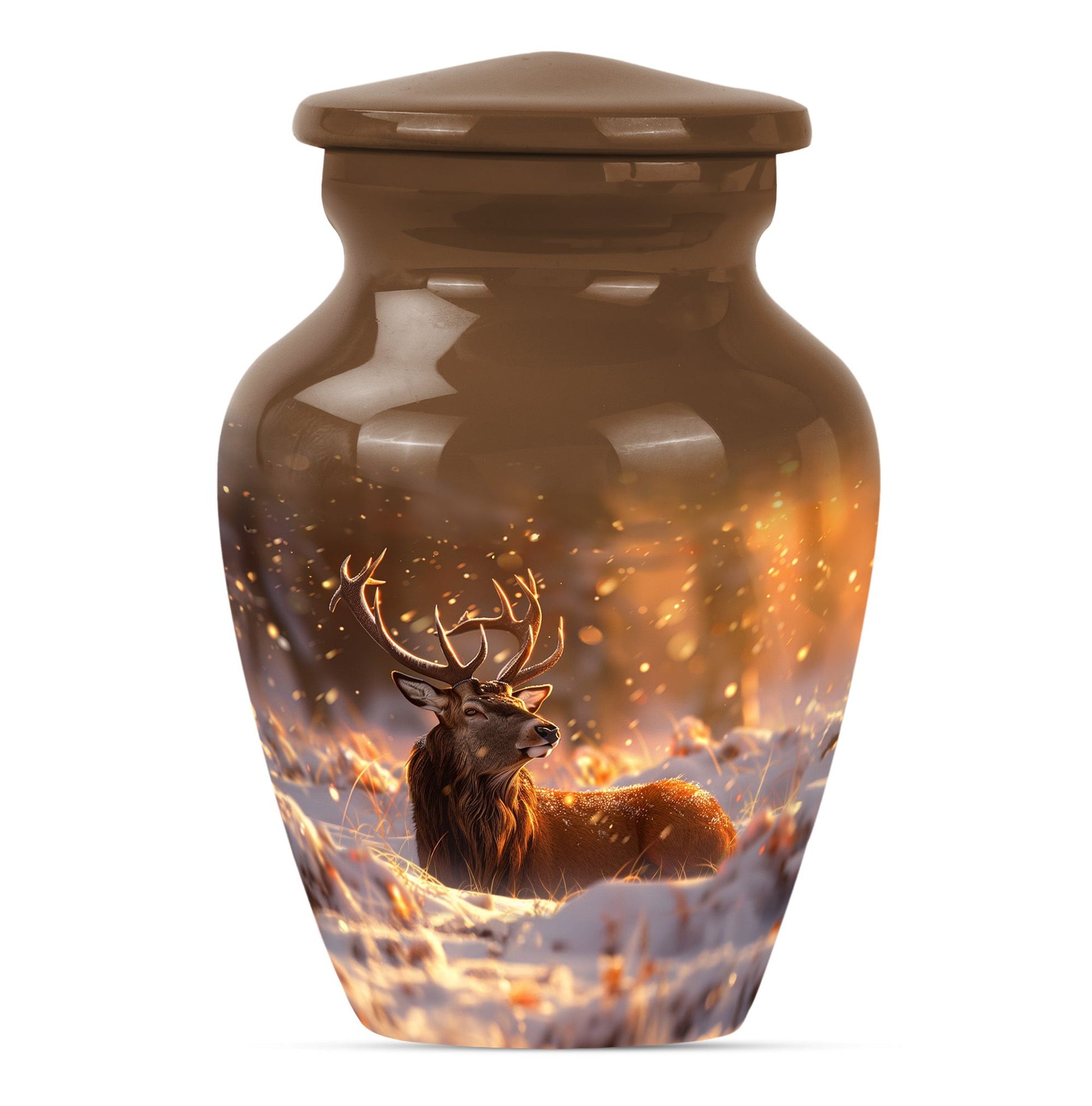 Deer  Small Urn 3 Inch