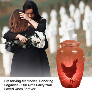 Chicken Aluminum Cremation Container for Human Remains