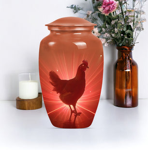 Chicken Aluminum Cremation Container for Human Remains