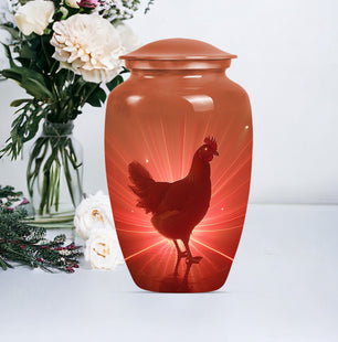 Chicken Aluminum Cremation Container for Human Remains