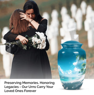 Beach Cremation Urn for Human Ashes