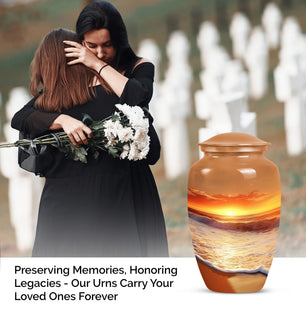 Beach Urn for Human Ashes – Container For Adult Human Remains