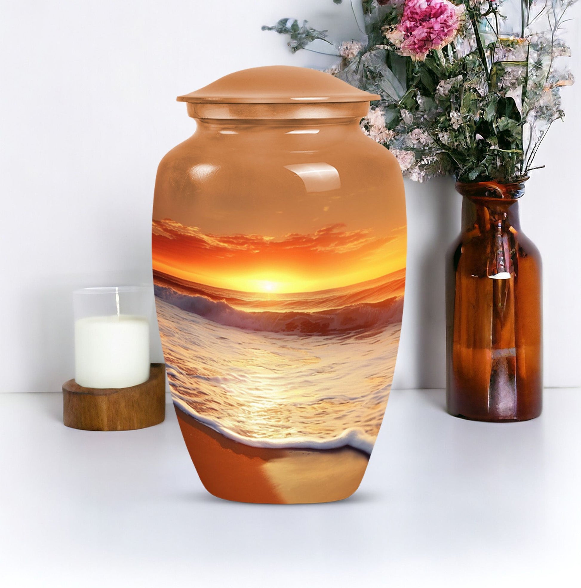 Beach Urn for Human Ashes – Container For Adult Human Remains