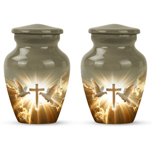 Dove  Small Urn Set of 2 Combo