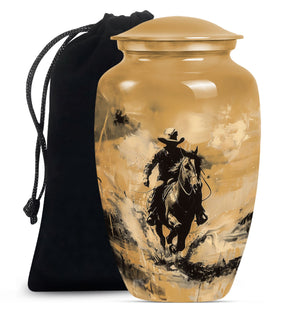 Cowboy Urn