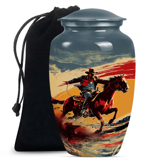 Cowboy Urn