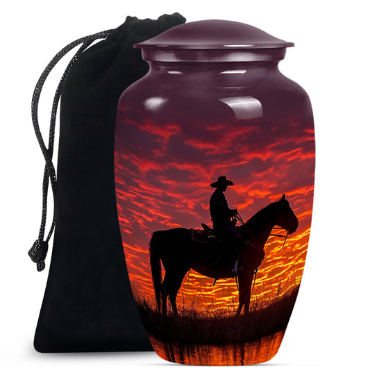 Cowboy Urn