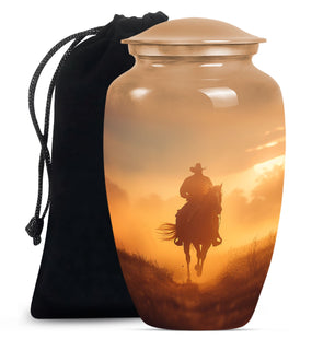 Cowboy Urn