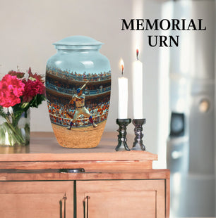 Baseball Cremation Urn for Adult Human Ashes