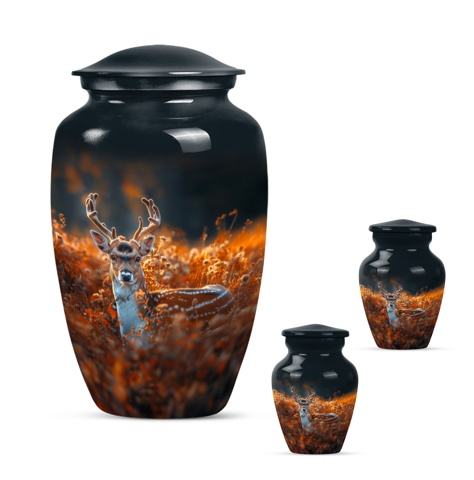 Deer Urn for adult human ashes