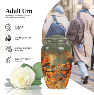 Sparrow Large Cremation Urn For Adult Ashes