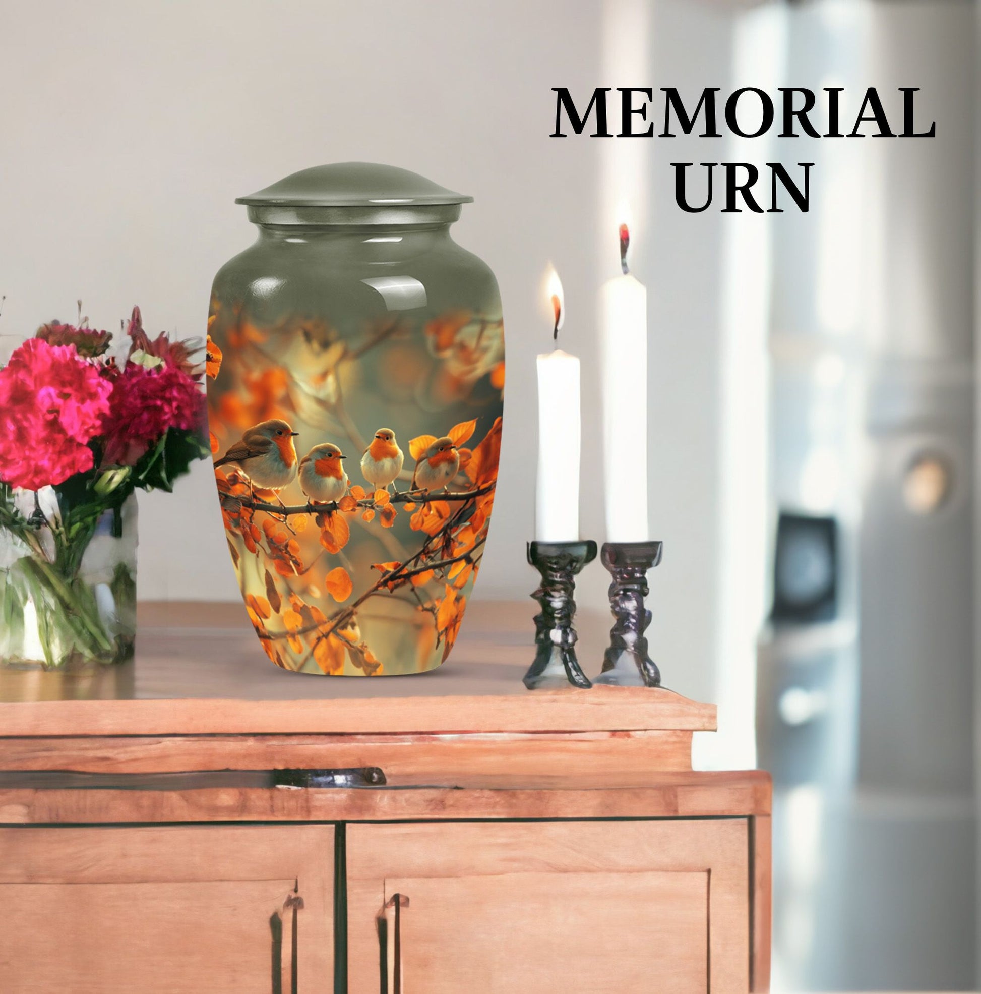 Sparrow Large Cremation Urn For Adult Ashes