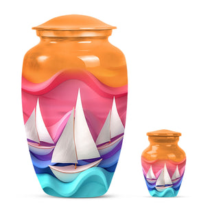 Boat Memorial Cremation Urn for Adult Ashes