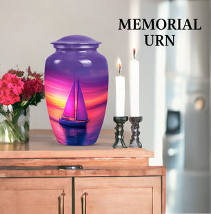 Boat Memorial Cremation Urn For Cremated Adult Ashes