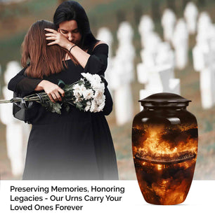 Musical Cremation Urn for Human Ashes