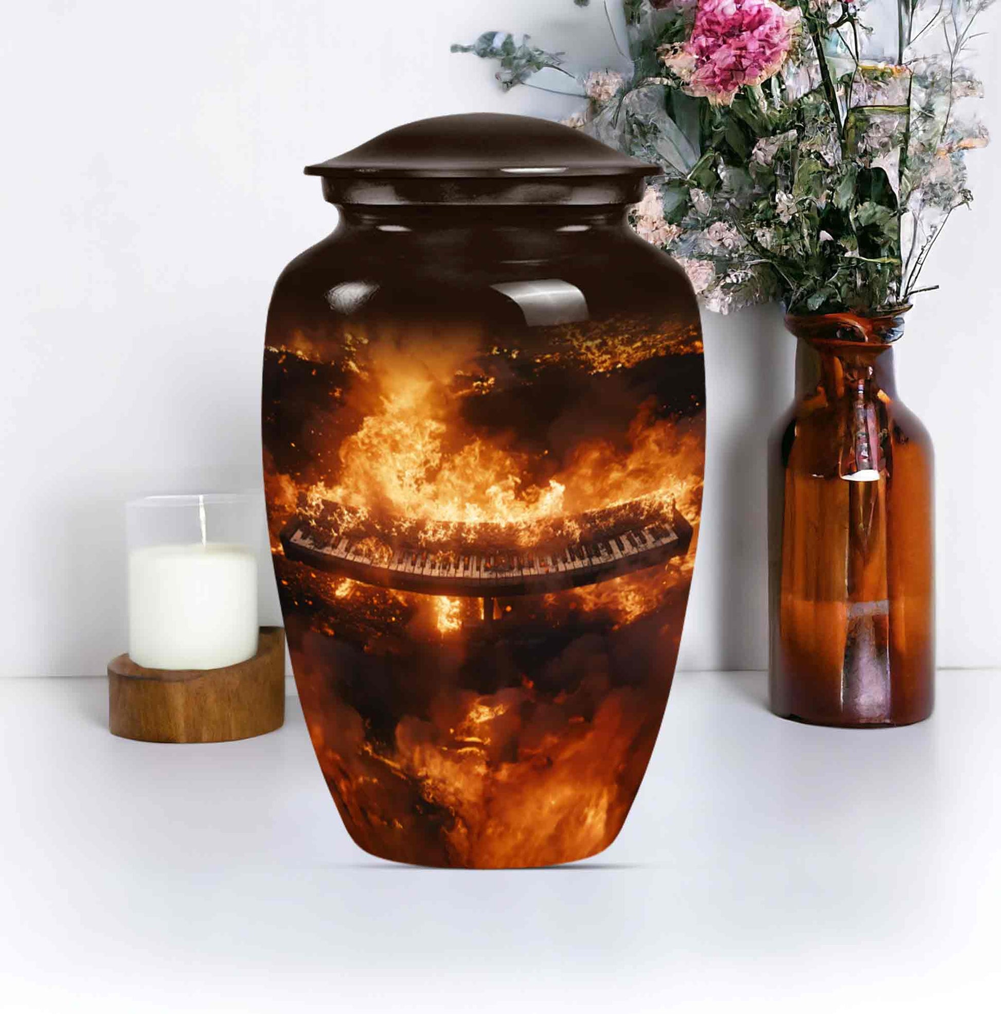 Musical Cremation Urn for Human Ashes