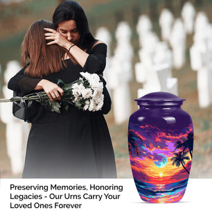 Sunset Cremation Urn for Human Ashes