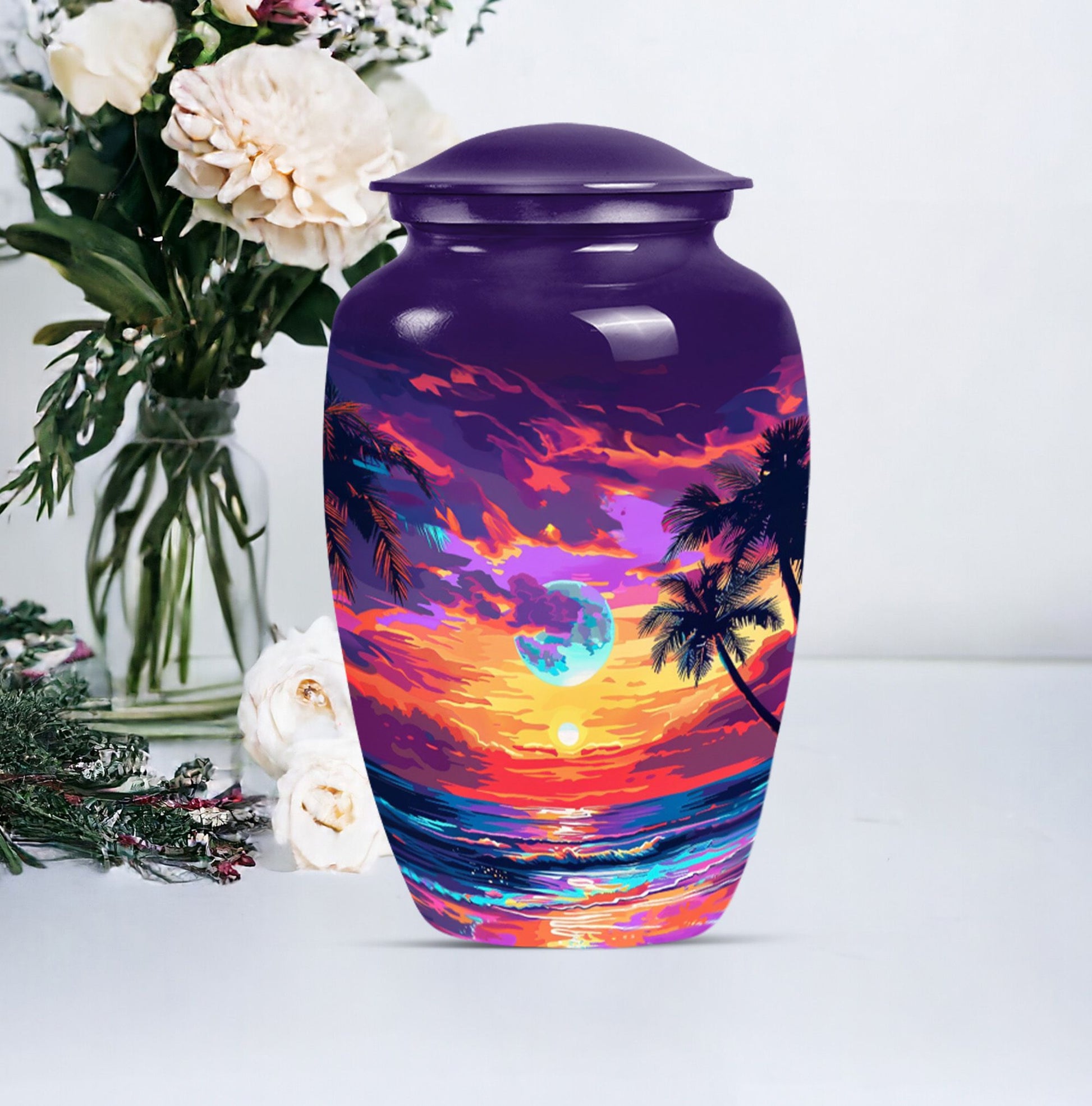 Sunset Cremation Urn for Human Ashes