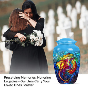 Dragon Aluminum Cremation Urn For Human Ashes