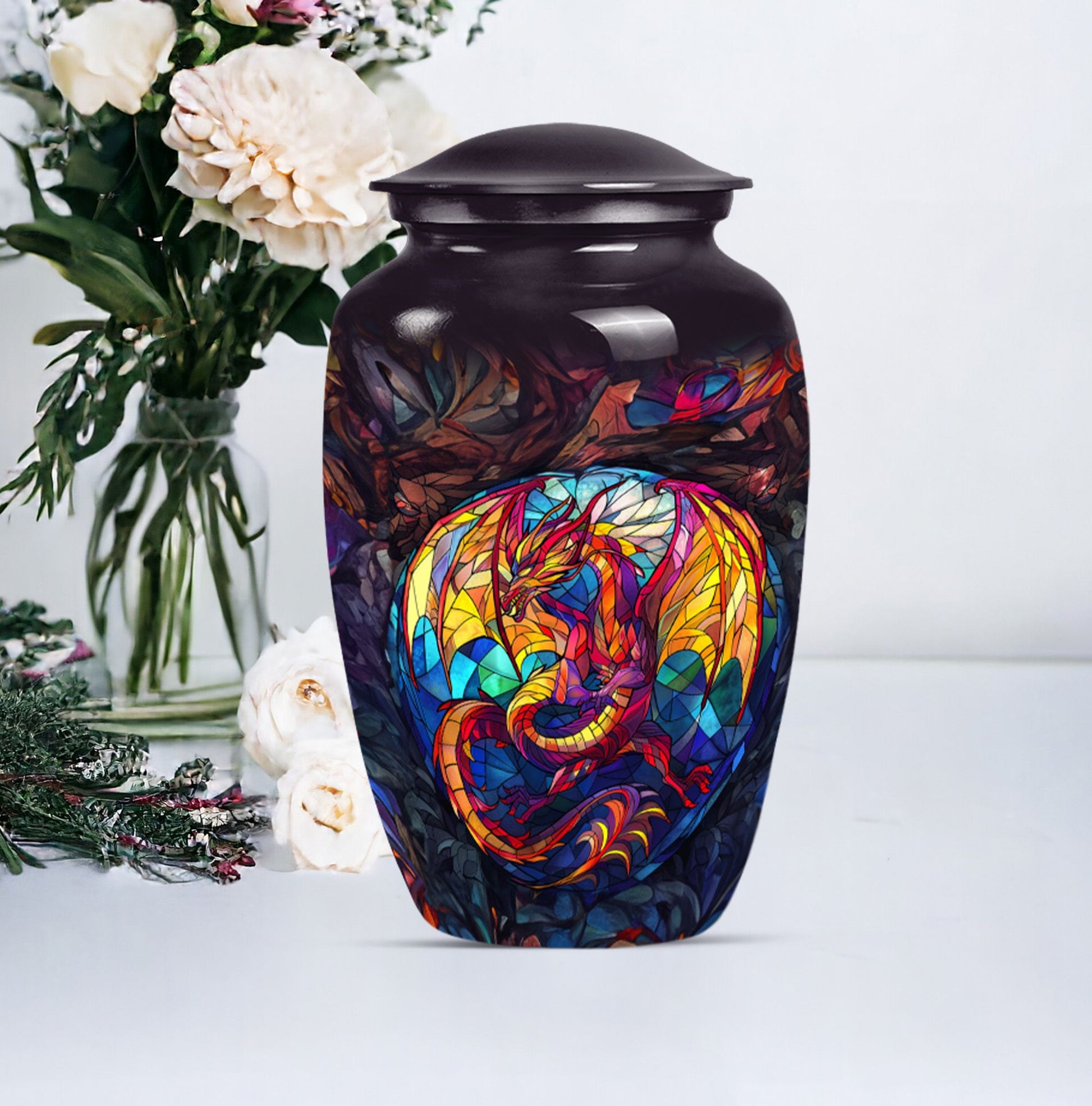 Dragon Memorial Urn for Adult Human Ashes