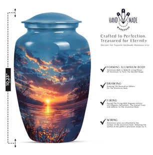 Sunset Container For Human Ashes