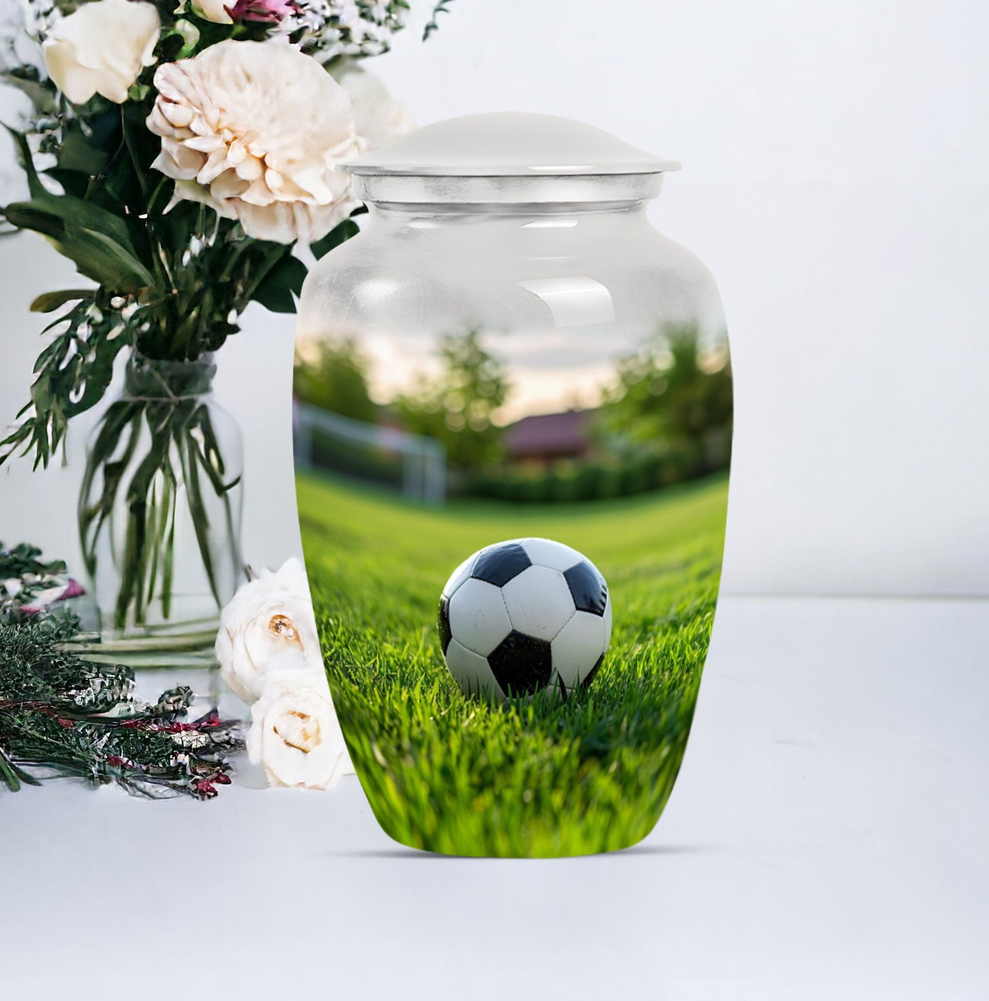 Classic Football Cremation Urn for Human Ashes